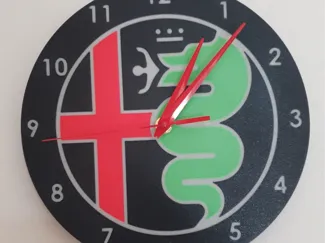 alfa romeo wall clock