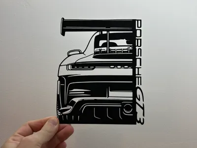 Porsche 911 GT3 no AMS - wall decoration