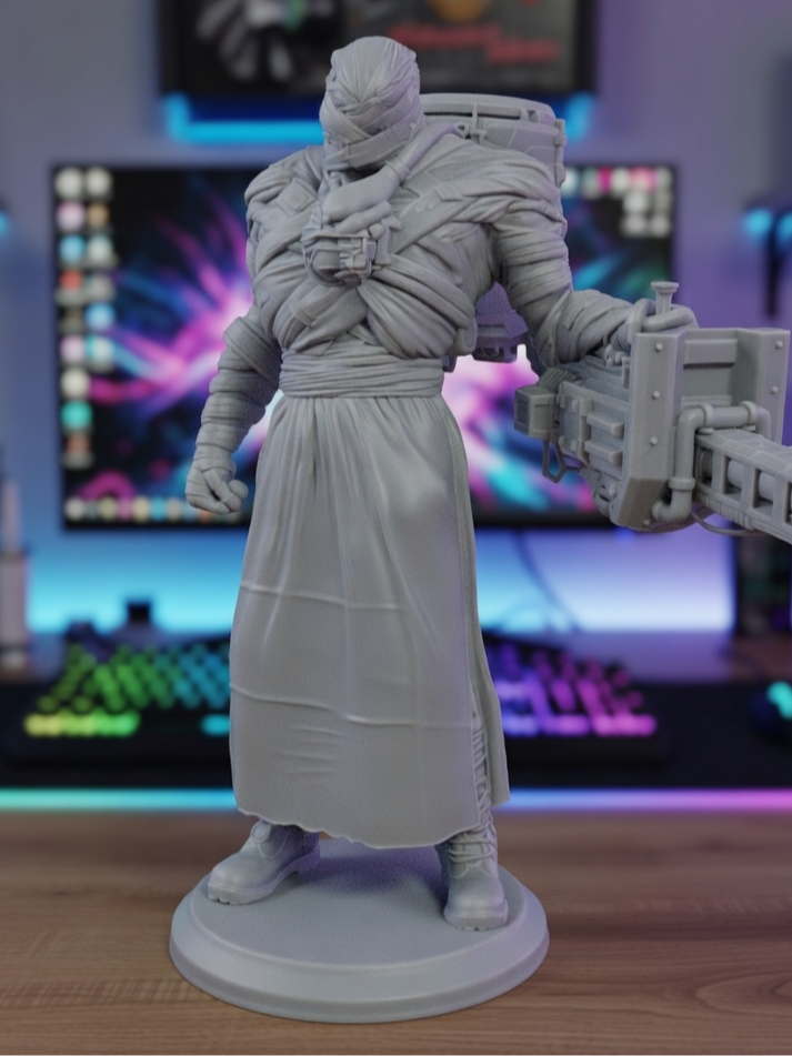 3Dプリント バイオハザード3 ネメシススタチュー パーツモデル + 台座