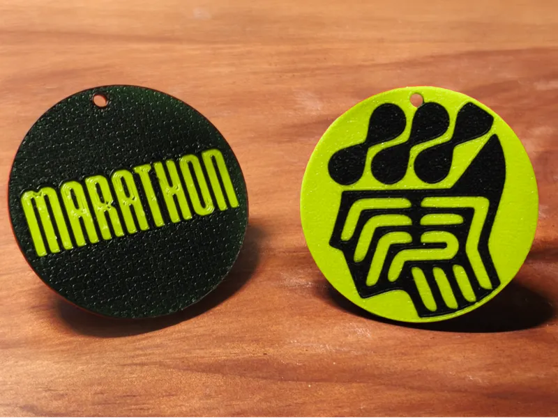 Marathon Most Wanted Badge 失落星船马拉松头号通缉犯徽标
