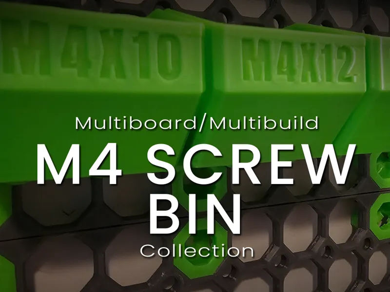 Multiboard M4 Screw Bin Collection