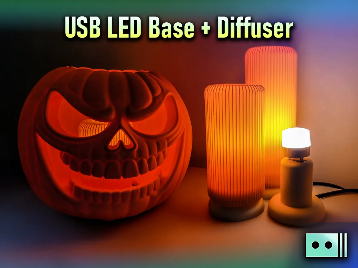Base LED USB avec diffuseurs