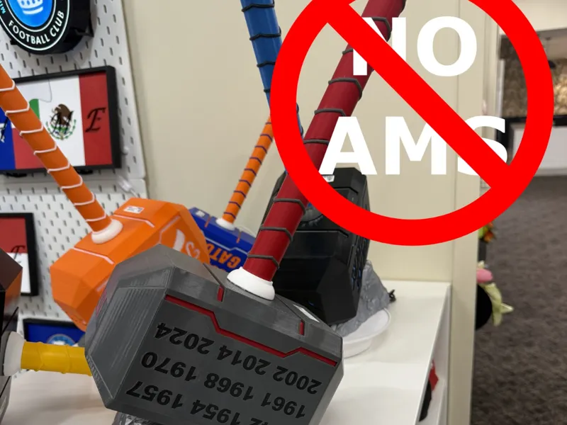 Ohio State Buckeyes Thor (Mjolnir) Hammer- No AMS
