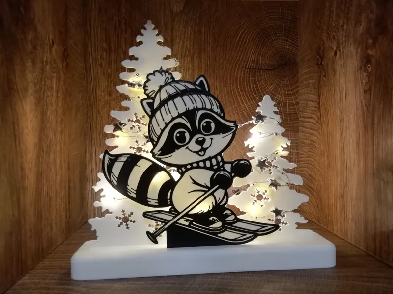 Raccoon Christmas