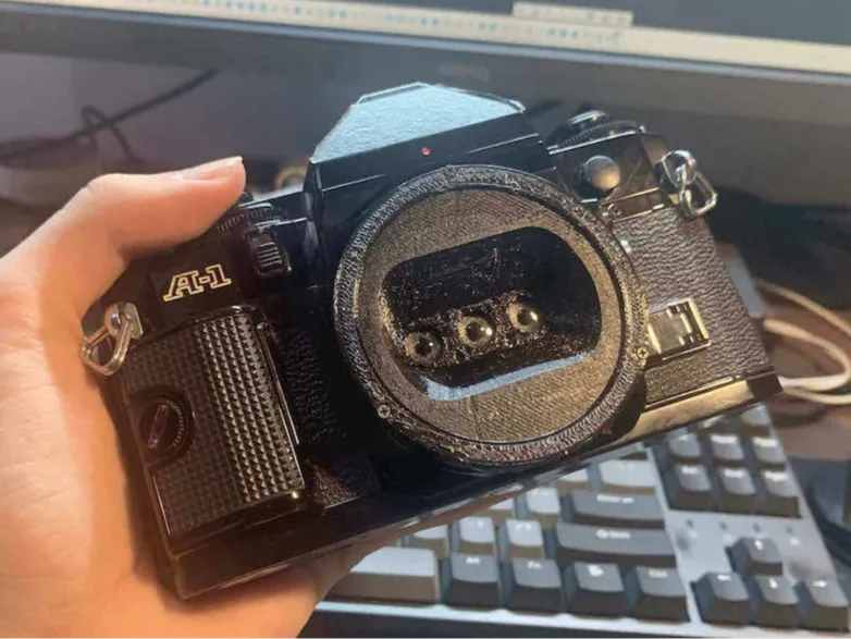 Wigglegram Lens for Canon FD mount (AE-1, A-1)