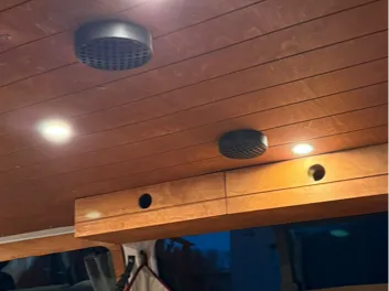 VW T5 Speaker Mount in Headliner Option 