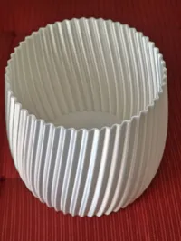 Vase rayé finition silk — photo 4
