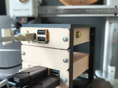 Raspberry Pi 1 Mini Server Rack Case