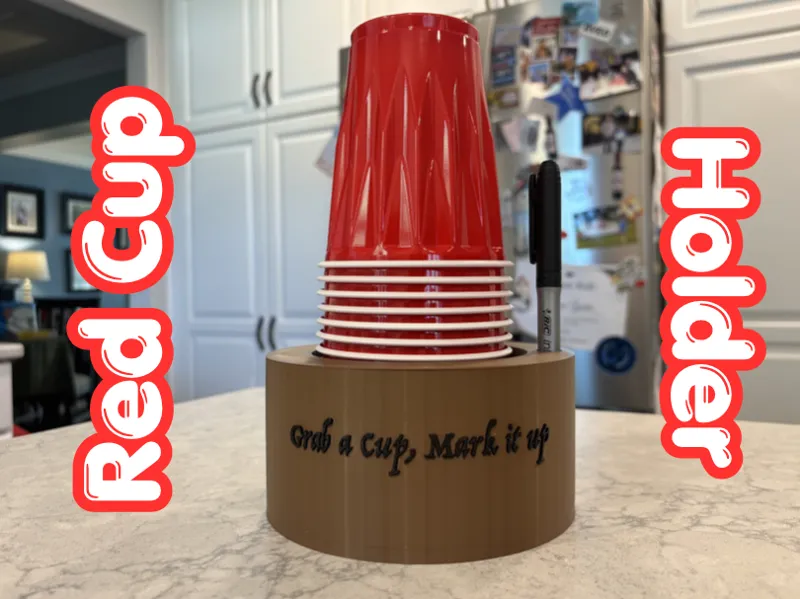 Red Cup Holder