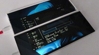 6.2-inch USB PC Case Secondary Display