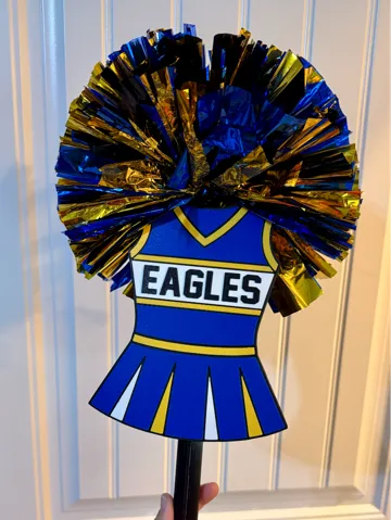Modelo para impresión 3D: Customizable Cheer Uniform for Spirit Stick — vista de referencia 2