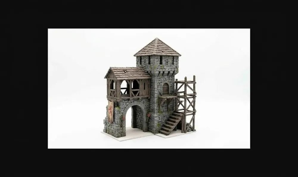 medieval Ruins 1 - Free 3D Print Model - MakerWorld