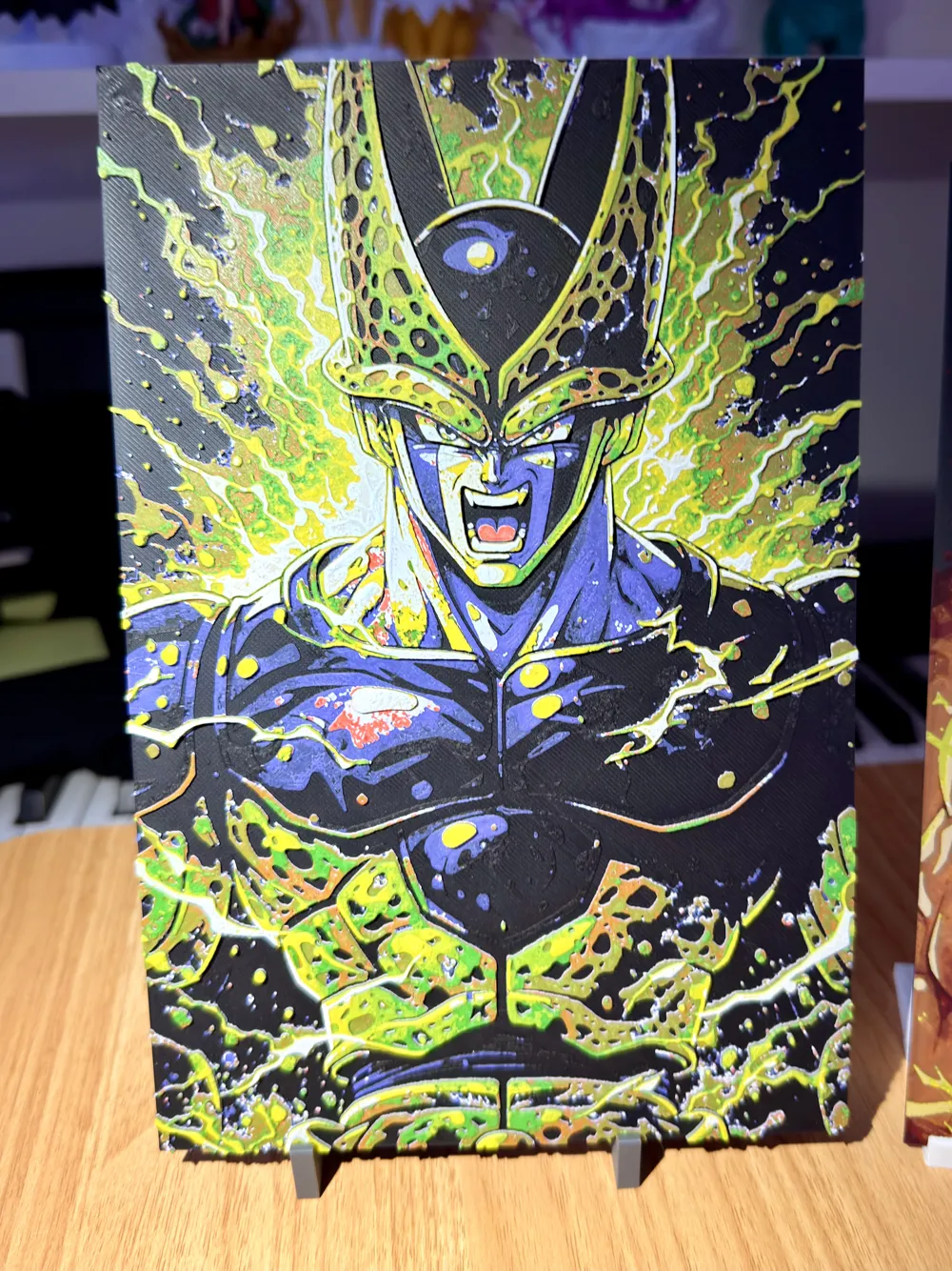 Cell Portrait Final Cell - Portrait Hueforge Dragon Ball - Free 3D Print Model ...