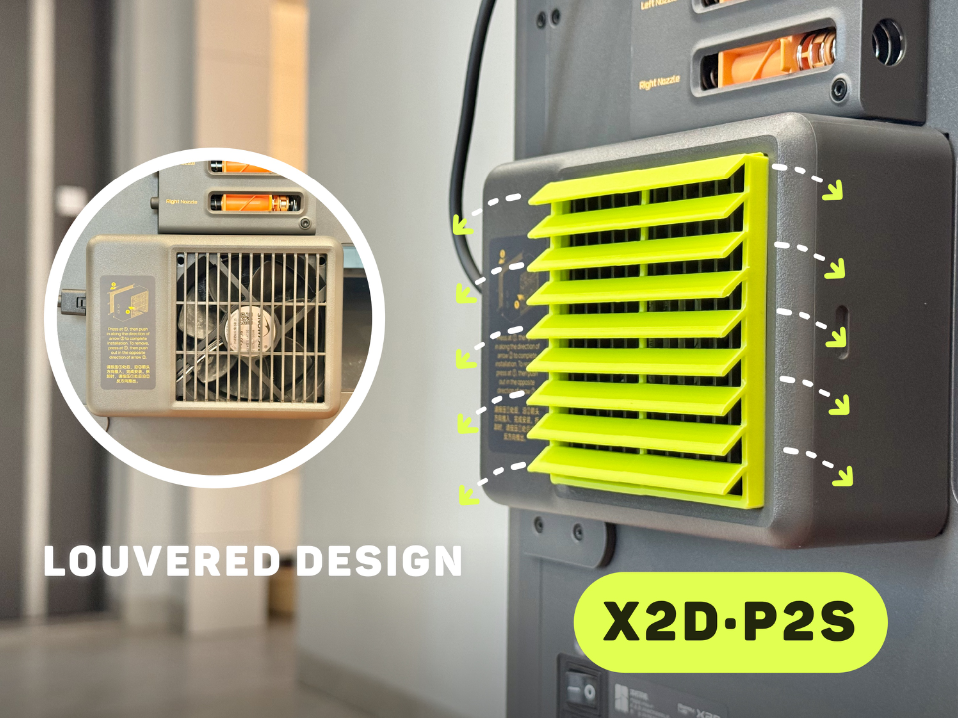 Chamber Exhaust Fan Dust Cover