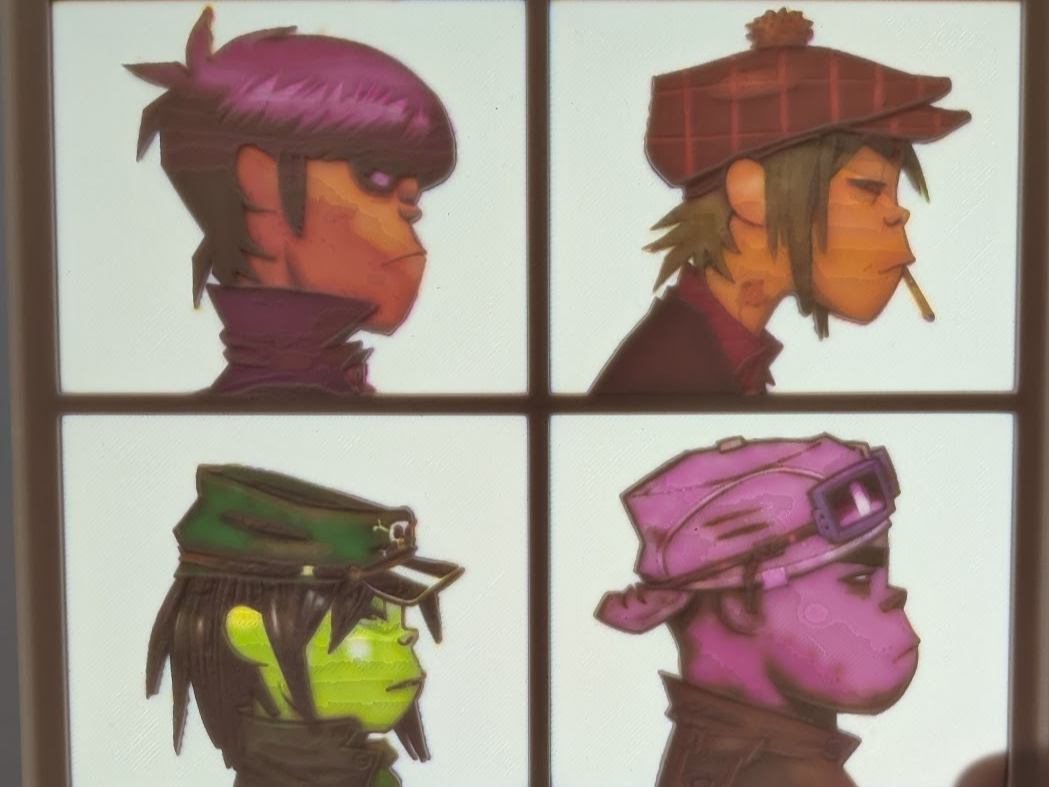 Gorillaz Demon Days Album Lithophane