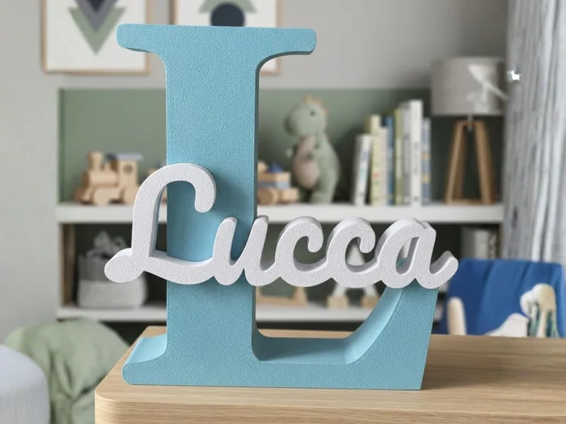 Lucca - Letreiro com nome Lucca personalizado