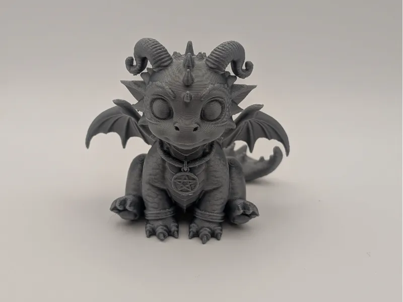 Darkling Drake – Cute Gothic Dragon Figurine