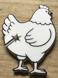 Pince à pain/sac façon poulet (inspirée ButtPals) — photo 4