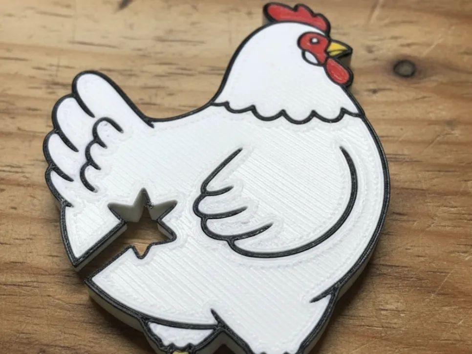 Pince à pain/sac façon poulet (inspirée ButtPals)