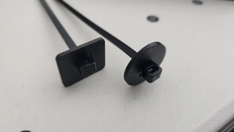 Zip tie washer