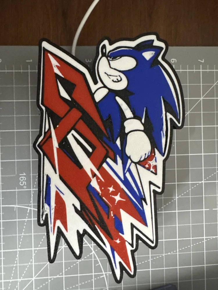SONIC X LAMBO LIGHTBOX - Free 3D Print Model - MakerWorld