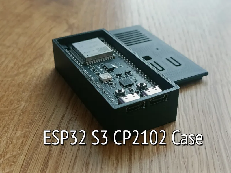 ESP32-S3 CP2102 snap-fit case
