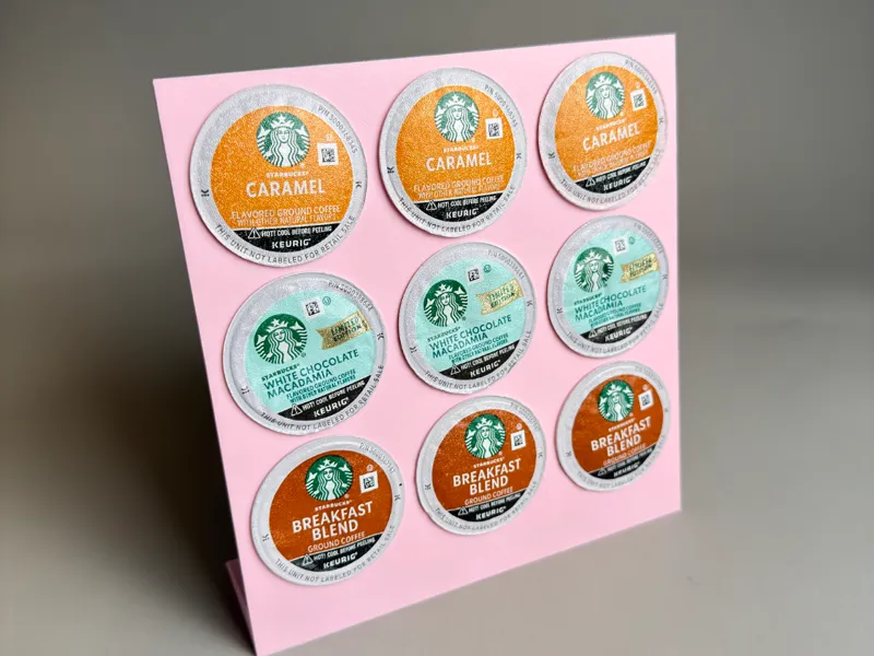 Minimalist 3x3 K-cup Stand
