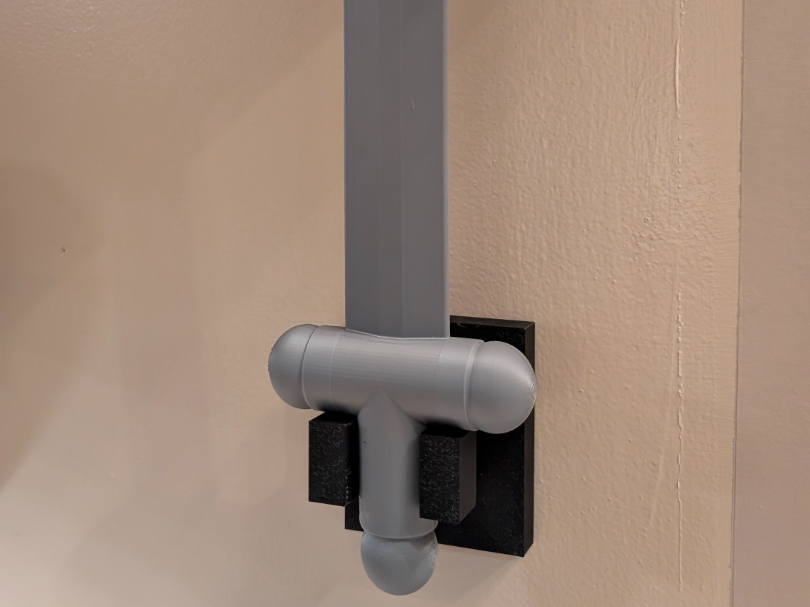 giant brick piece knight minifig sword decor