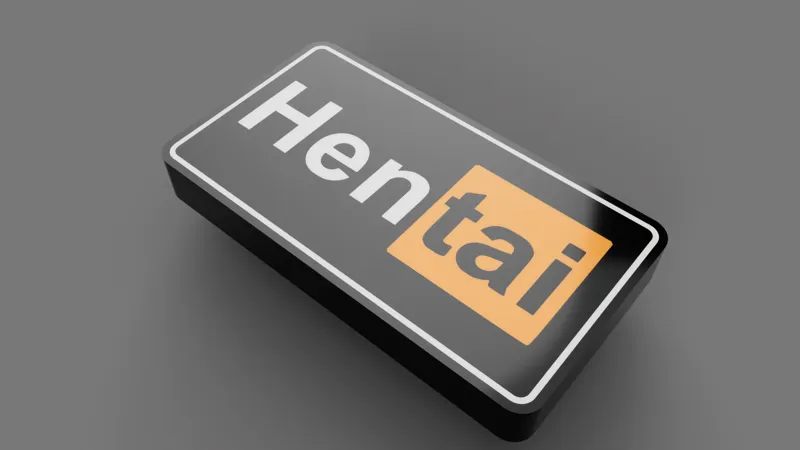 Hentai Lightbox LED Lamp