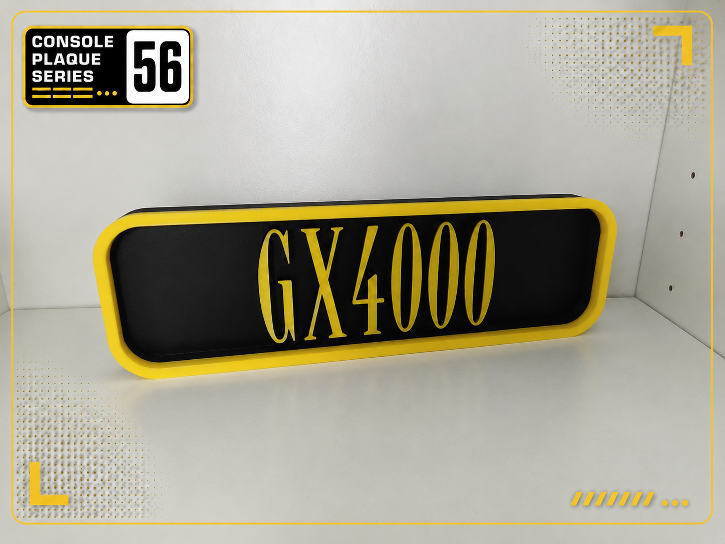 Console Logo Plaque - Amstrad GX4000
