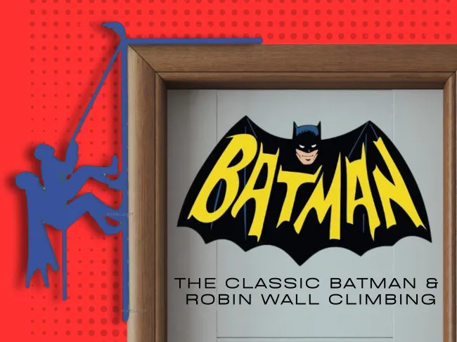 1960's TV Batman & Robin Climbing Door Corner