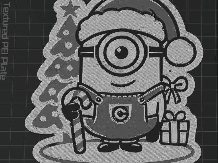 Christmas minion Hueforge