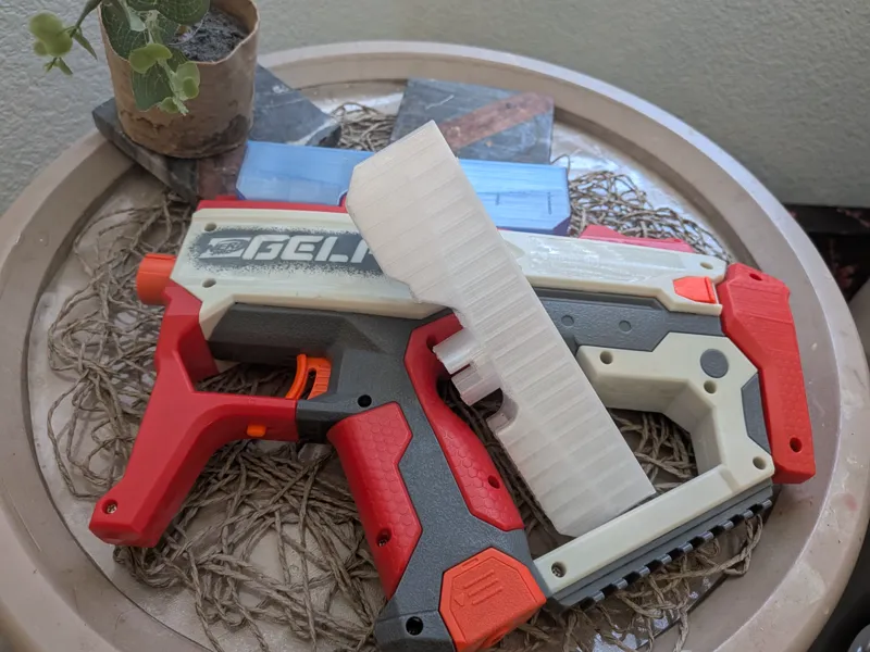 Improved Hopper for Nerf Gelfire Mythic V2!!!!!
