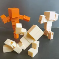 VoxelMan V2 – Figurine articulée façon voxel — photo 1