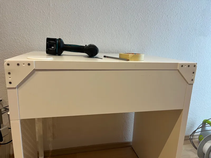 Ikea Micke Container Corner Bracket