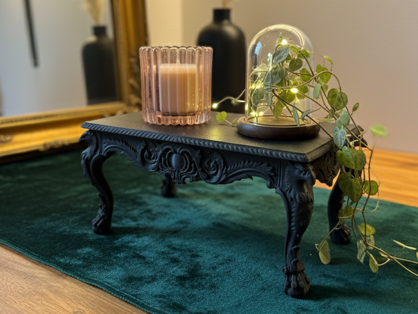 Baroque Mini Table: Elegant Decor Display