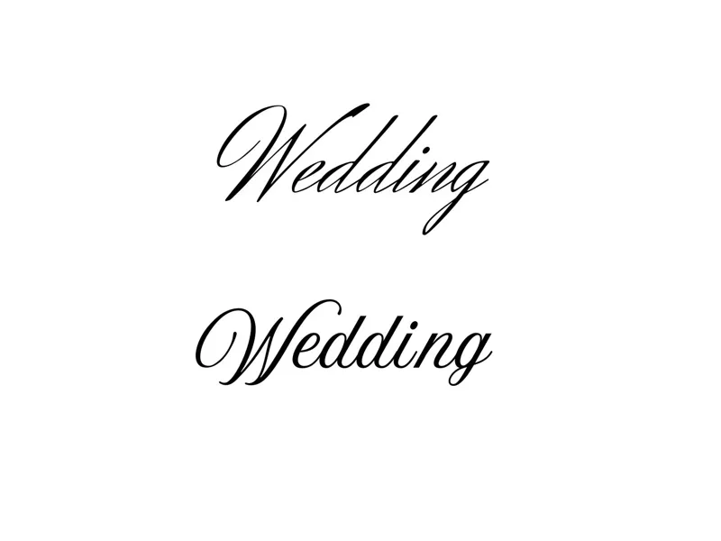 Scritte Wedding Matrimonio Tableau