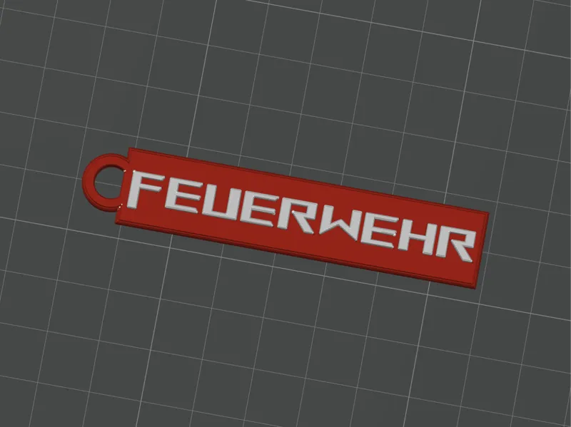 Schlüsselanhänger Feuerwehr