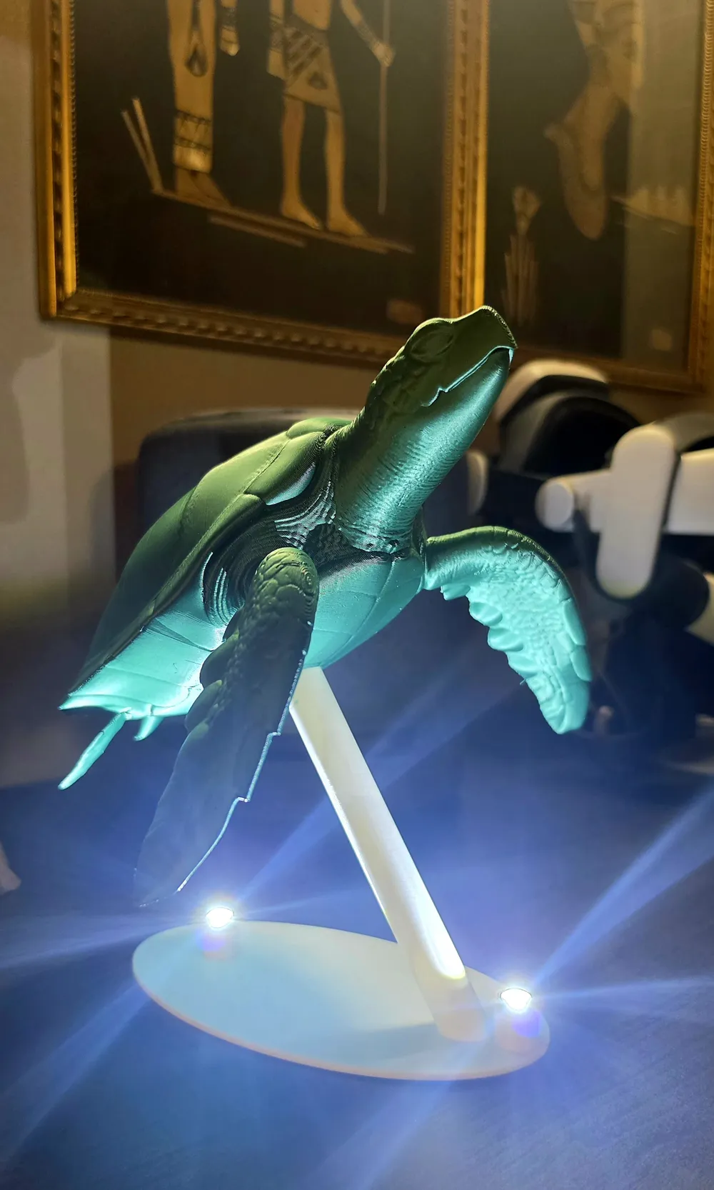 Turtle Lamp Sea Turtle Lamp – Ocean Glow Edition - Free 3D Print Model - MakerWorld