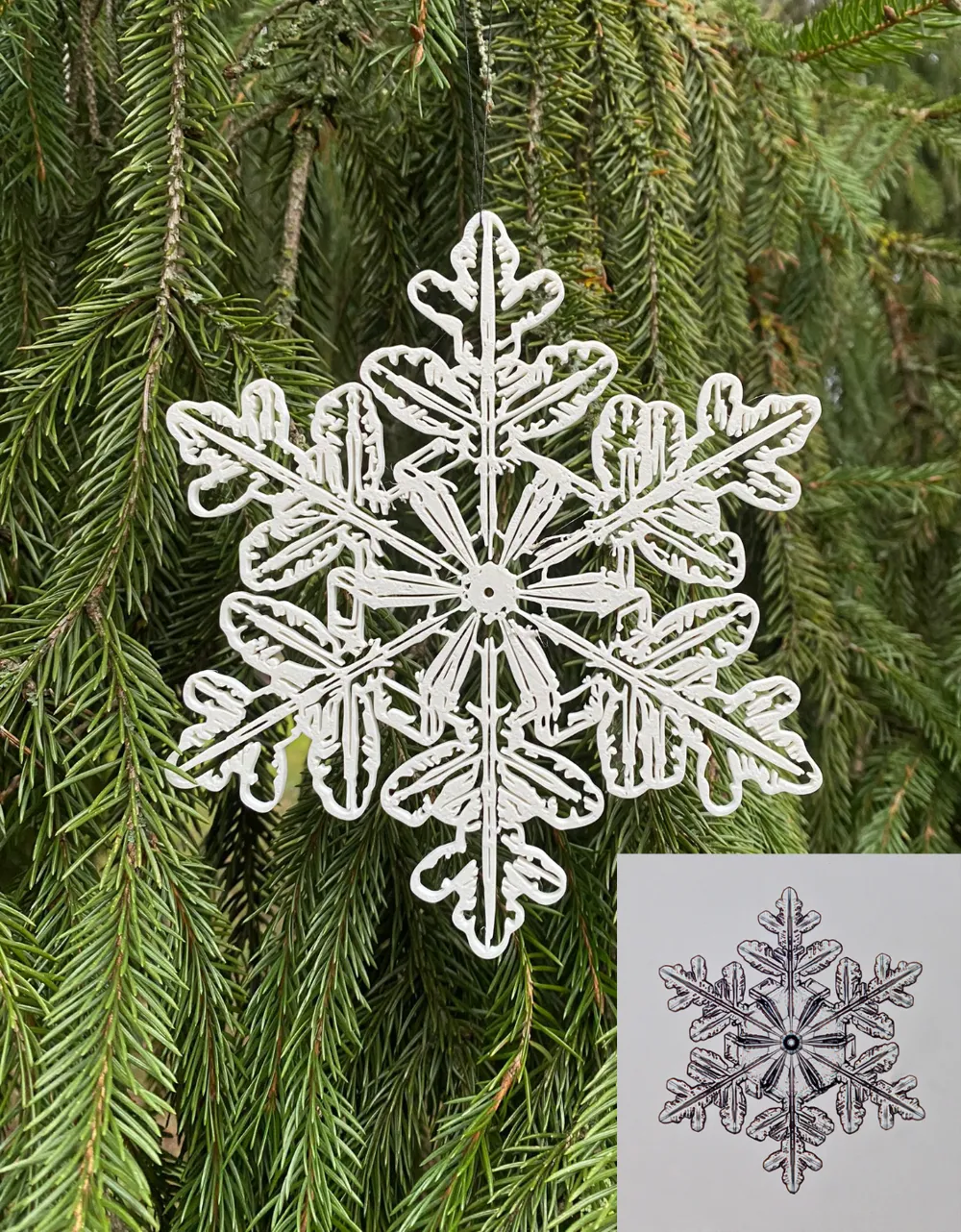 Natural snowflakes by user_4241044786 MakerWorld: Download Free 3D Models