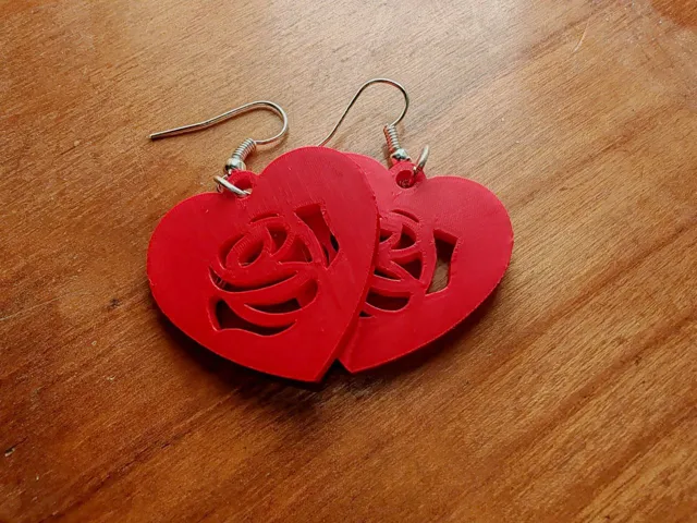 Heart earrings