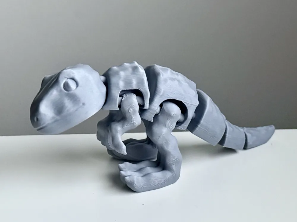 Articulated Raptor – 3D Printed Fidget Dinosaur - Free 3D Print Model ...