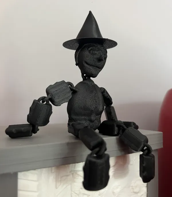 Sorcière articulée Halloween