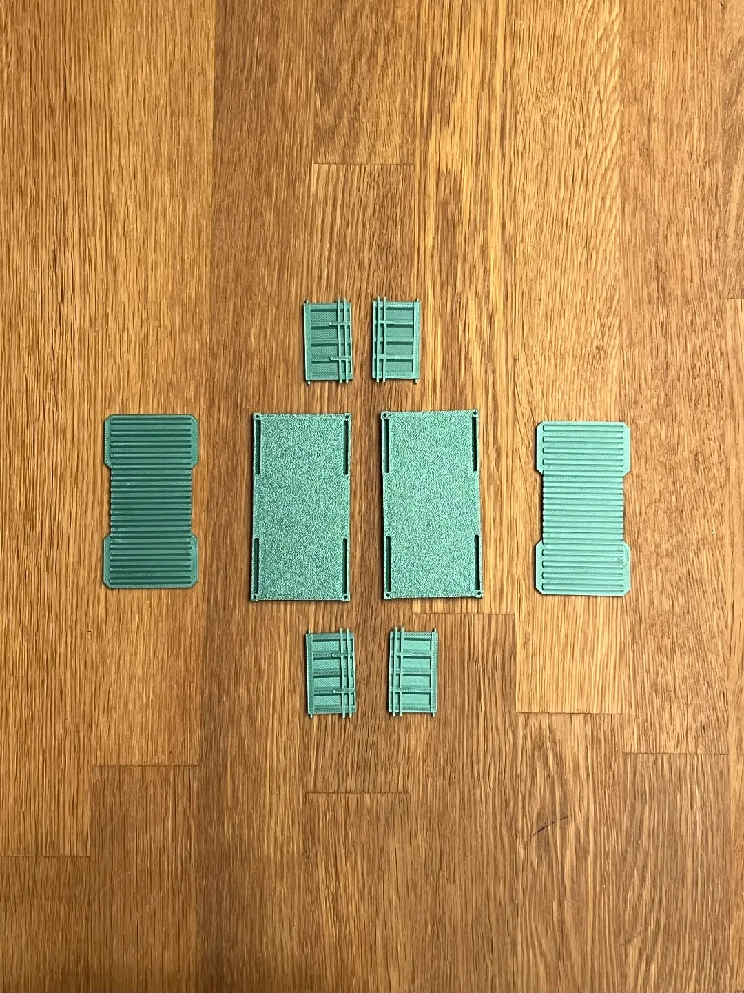 Container 1/64 scale for car diorama garage view 2