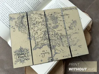 Fantastische Reiche – Epische Landkarte - 4er Set
