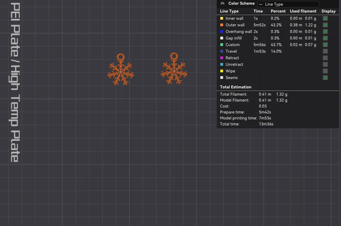Cute Snowflake Earrings! view 2