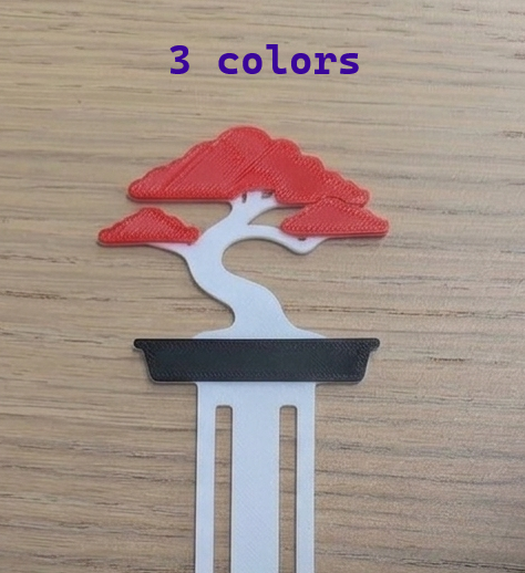 Miniatura 2 do modelo 3D Bonsai Bookmark