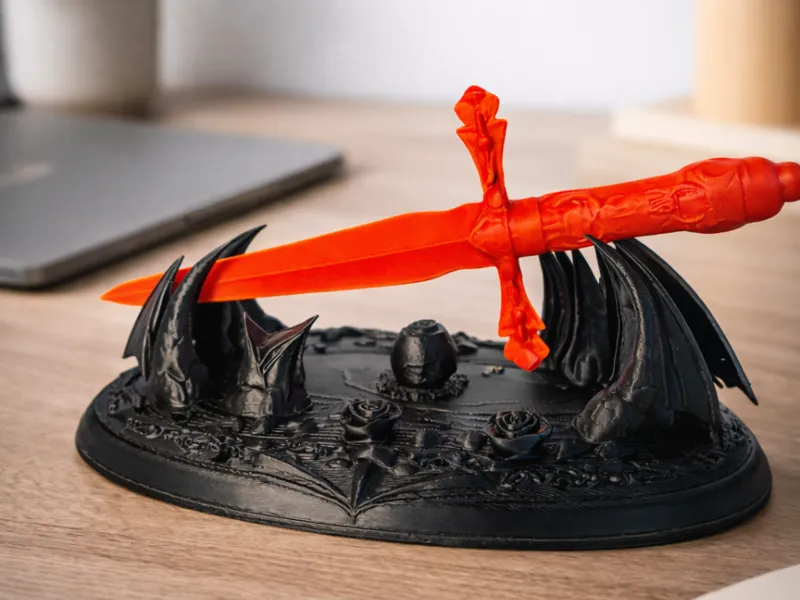 Powerless Dagger with a Gothic Stand