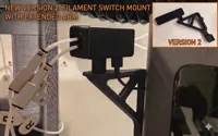 Verson 2: Filament Track Switch Holder (For H2D & H2C)