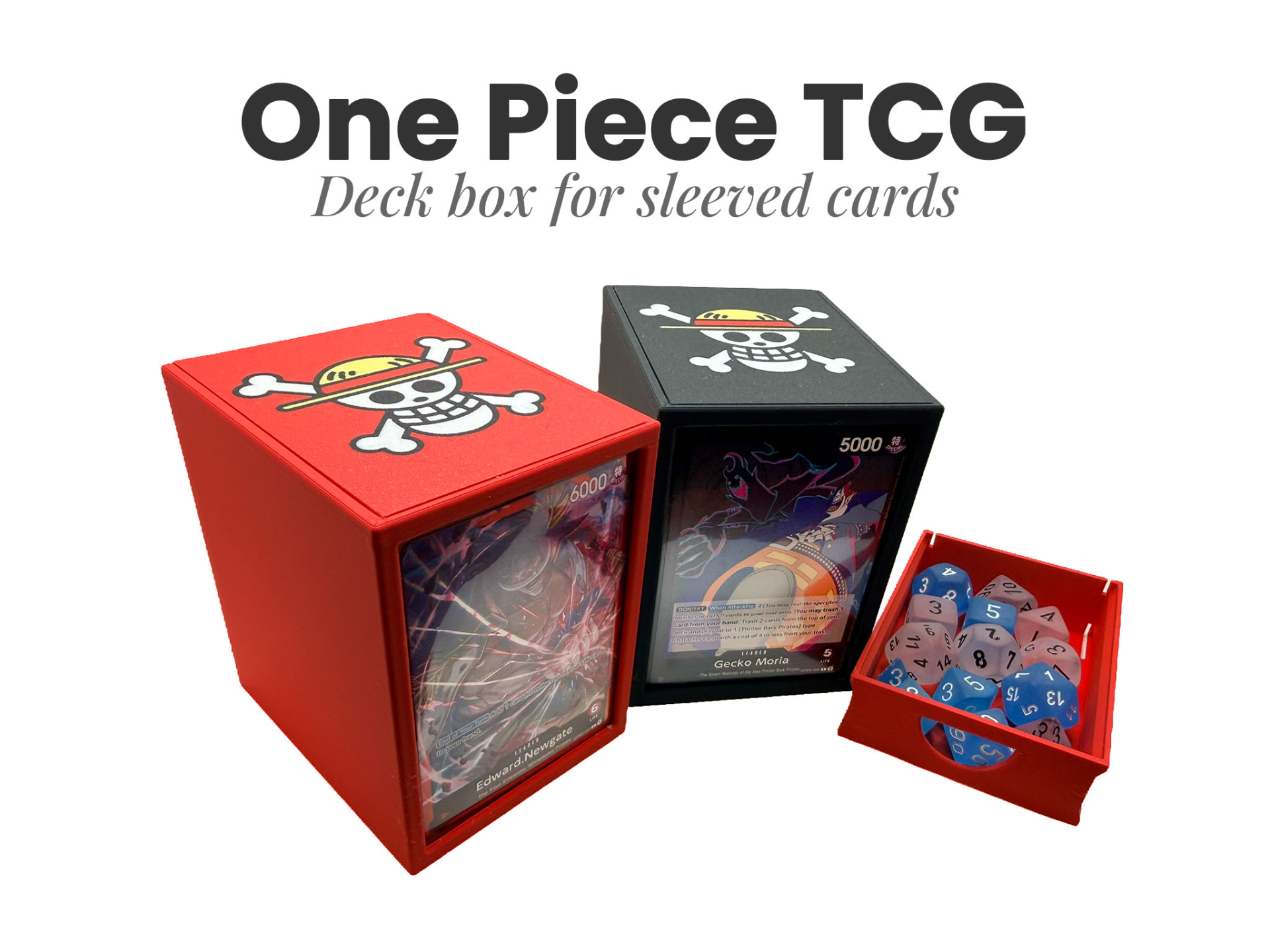 One Piece TCG deck box for sleeved cards